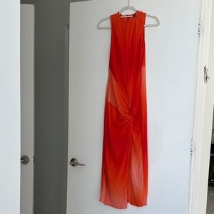 SHEIN Bright Orange Dress